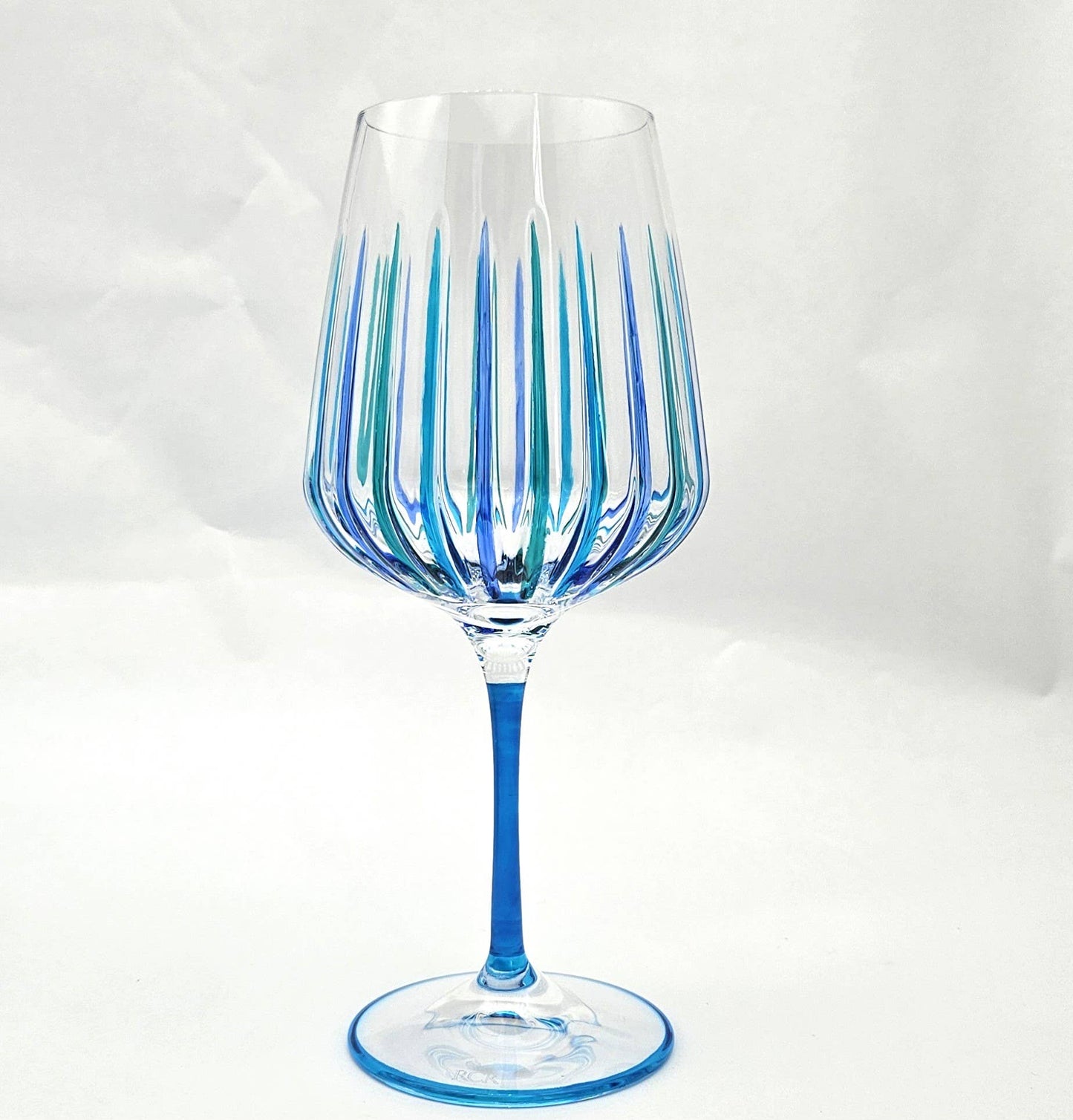 Timeless Aqua Wine or Spritz Glass from Italy