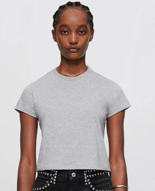 Boxy Tee Heather Grey