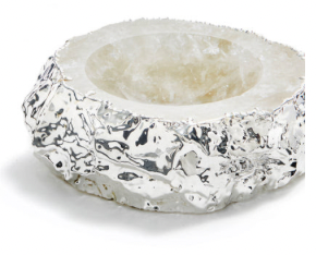 Cascita Bowl Crystal & Silver