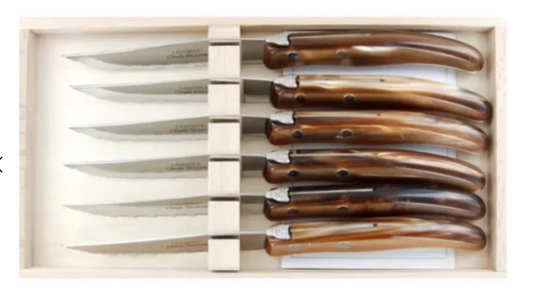 Berlingot box of 6 Steak Knives