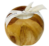 Teakwood Orb Candle