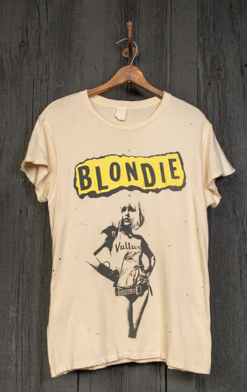 Blondie Tea Stained Destroyed Tee By Madeworn